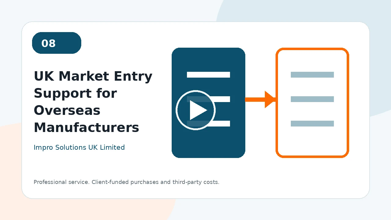 UK Market Entry Support for Overseas Manufacturers video poster